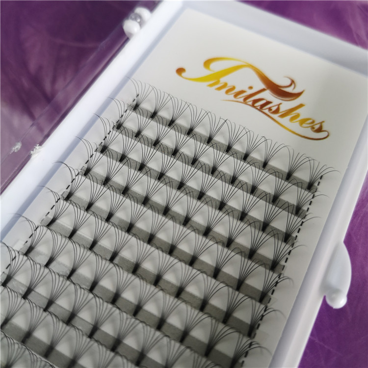 D curl russian volume premade fans lash extensions vendor in China 